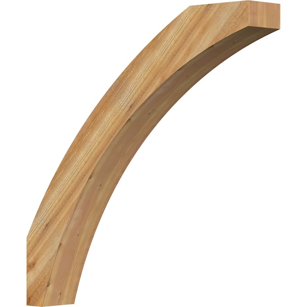 Ekena Millwork 6"W x 38"D x 38"H Thorton Rough Sawn Knee Brace, Western Red Cedar BRC06X38X38THR00RWR - main